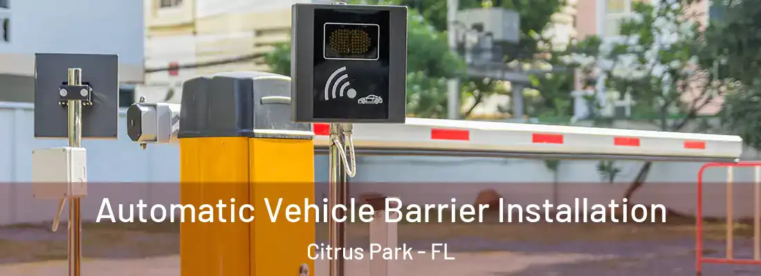 Automatic Vehicle Barrier Installation Citrus Park - FL