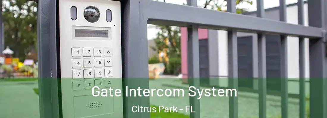  Gate Intercom System Citrus Park - FL